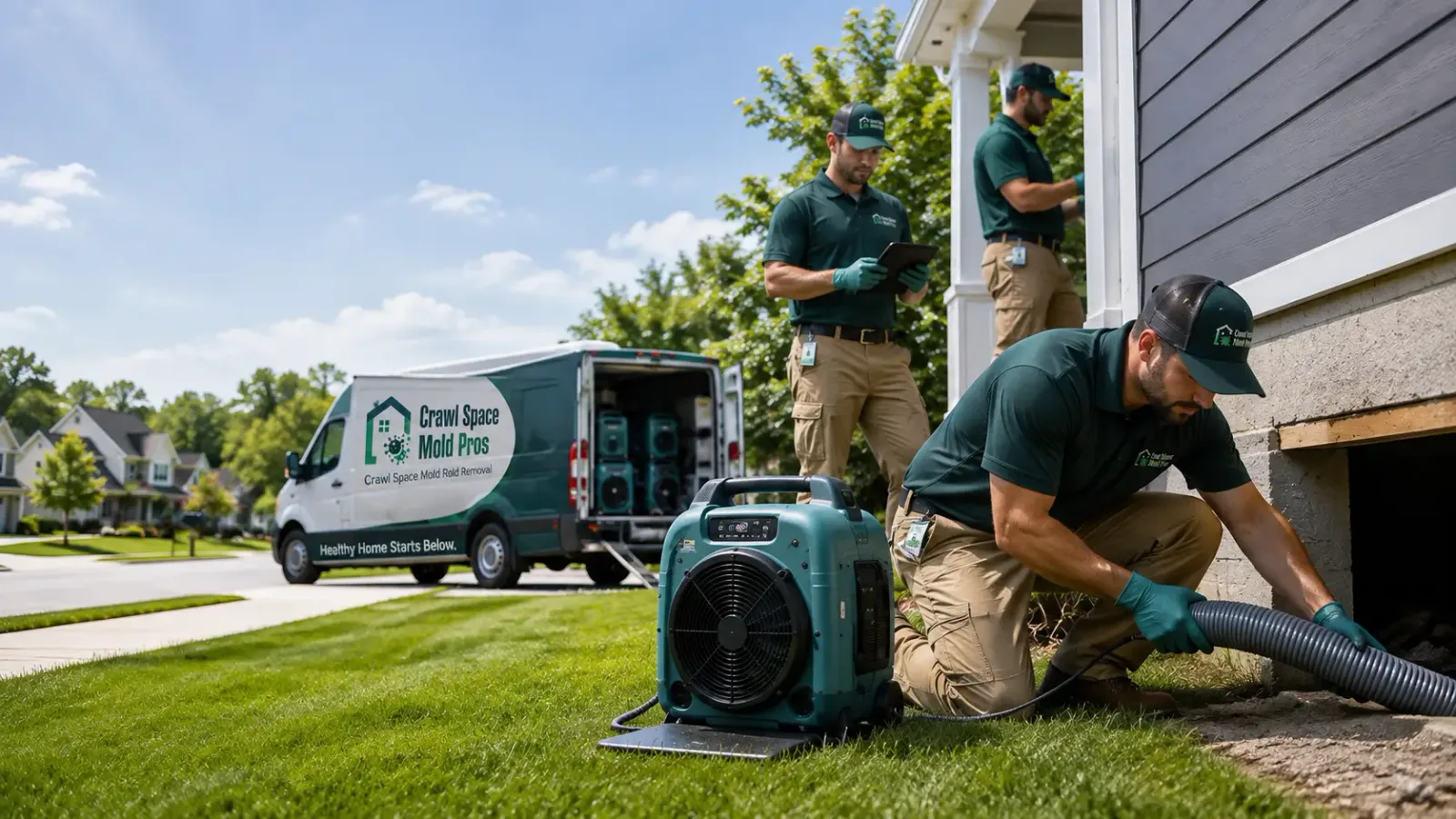 Crawl Space Mold Removal in Natick, MA
